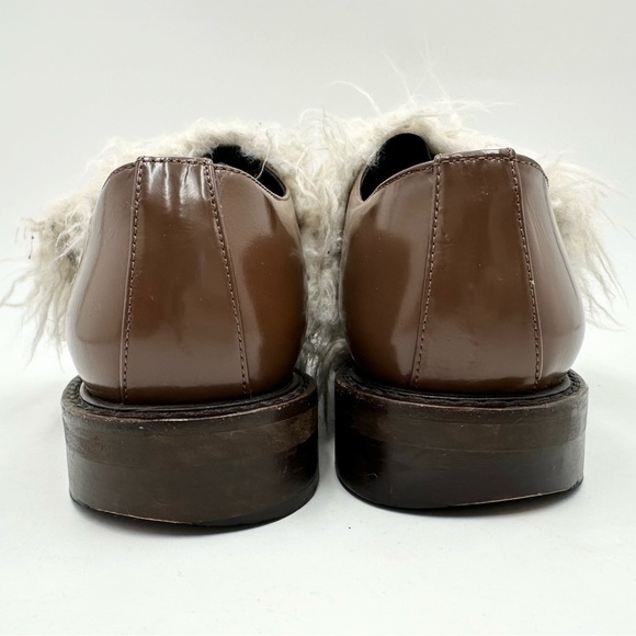 Marni Fur Trim Leather Shoes - Picture 9 of 12